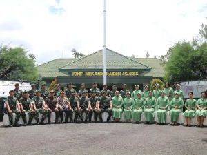 Yonif MR 412 Kostrad Terima Kunjungan Kerja Panglima Divisi Infanteri 2 Kostrad