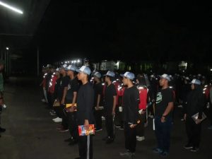 Tumbuhkan Jiwa Kepemimpinan, Denpal Divif 2 Kostrad Adakan Pelatihan LDKS SMAN 1 Bululawang