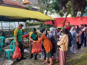 Bekerja Ekstra Keras, Dapur Lapangan Yonbekang 1 Kostrad Siapkan Konsumsi Korban Gempa Cianjur