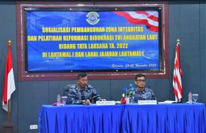 Lantamal I dan Jajarannya Menerima Sosialisasi Reformasi Birokrasi