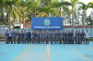 On Board Danguskamla Koarmada I Di KRI TCB-532, Danlanal Dumai Pimpin Merflug