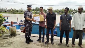 Sambut Hari Armada RI Tahun 2022, Lanal Sabang Berbagi Dengan Nelayan Meulaboh