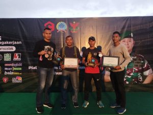 Tim Sepakbola Yonif Mekanis Raider 412 Kostrad Raih 2 Medali di Turnamen Danrem 072/Pamungkas Cup