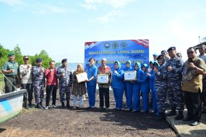 TNI AL, Sambut HUT Armada RI Tahun 2022, Lanal Dumai Gelar Bhakti Sosial