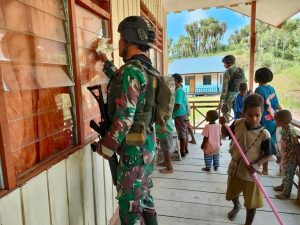 Sekolah Bersih dan Sehat Nduga Papua,Wujud Perhatian Satgas Yonif R 321 Kostrad