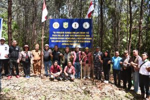 Wadan Lantamal XII Ikuti Acara Penempatan Papan Prasasti Situs Perjuangan Pangsuma, Sekaligus Napak Tilas di Suak 13 Dusun Nek Bindang