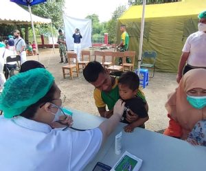 Pelayanan Kesehatan Pasca Gempa Cianjur,Yonzipur 9 Kostrad