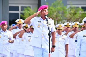 Wadan Lantamal XII Pimpin Upacara Hari Armada RI Tahun 2022 Di Mako Lantamal XII Pontianak