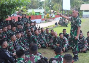 Pam VVIP Kunjungan RI 2 di Merauke, Yonif Raider 755/Yalet Kostrad