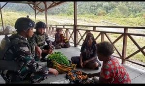 Hasil Bumi di Nduga Habis, Diborong Yonif R 321 Kostrad