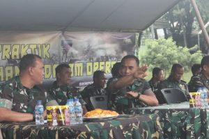 Uji Praktek Juknis Arhanud Dalam Operasi, Yonarhanud 1 Peraga