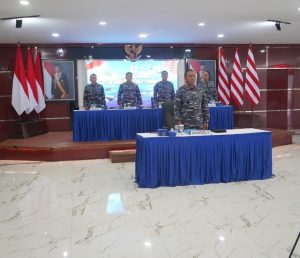 DANLANTAMAL III JAKARTA IKUTI RAKOR RENAKU II UO TNI AL TAHUN 2022 SECARA VIRTUAL