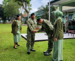 Kahub Kostrad Kol.Chb. Deddy Irianto Lebo S.I.P, Pimpin Acara Pindah Satuan Danden Pernikafotfilmil