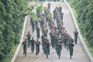 Perwira Baru Abituren Secapa AD OJT di Satuan Para Raider Kostrad