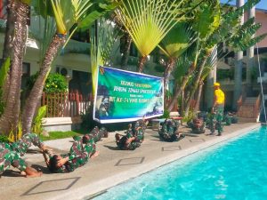 Aslat Kasad Mayjen TNI Tri Winarno, S.I.P., M.Si., M.Tr.(Han) Tinjau Latihan Pratugas Pengamanan Perbatasan