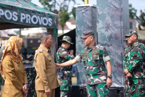 Aslat Kasad Tinjau Latihan Pratugas Pengamanan Perbatasan