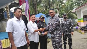 Komandan Pangkalan TNI AL TBA Bersama Forkopimda Ikuti Vicon Persiapan kampung Bahari Nusantara