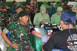 Donor Darah Salah Satu Bakti Sosial, Sambut Hari Juang TNI AD