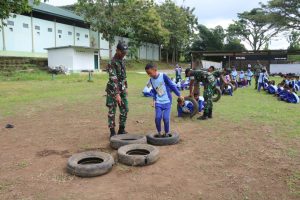 Siswa SDTQ Nurul Wahid Ceria, Outbound Bersama Prajurit Kostrad