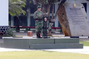 Asops Kaskostrad Pimpin Upacara Hari Juang TNI AD di Markas Kostrad