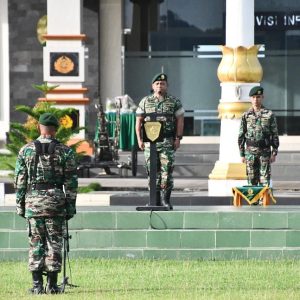 Divisi Infanteri 3 Kostrad Menggelar Upacara Hari Juang TNI AD TA 2022