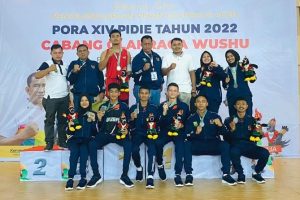 Atlet Wushu Binaan Lanal Sabang Persembahkan 8 Medali Dalam Pekan Olahraga Aceh XIV
