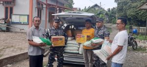 TNI AL Lanal Sabang Salurkan Bantuan Terdampak Banjir Aceh Besar