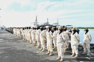 Danlantamal I Pimpin Upacara Penaikan Bendera Merah Putih