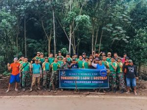 Kedung Kandang Bersih Saat Yonarhanud 2 Kostrad Turun ke Jalan