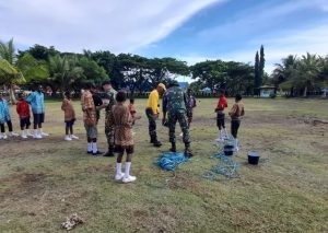 Penuh Antusias Siswa Rehabilitasi, Yonif R 755 Berikan Wawasan Kebangsaan