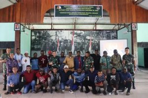 Manunggal Dengan TNI, Masyarakat Timika Cnta Tanah Air