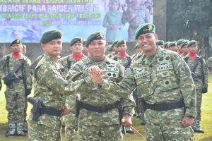 Kolonel Inf Feby Triandoko Resmi Terima Tongkat Komando Danbrigif PR 17 Kostrad