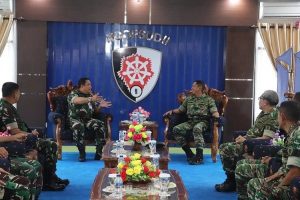 Pangdivif 3 Kostrad Mayjen TNI Novi Helmy Prasetya, S.I.P., M.I.P. Kunjungan Kerja ke Koopsau II