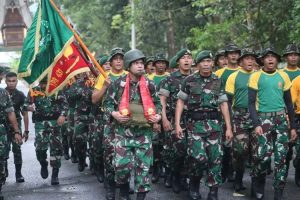 Danbrigif PR 3 Kostrad Kolonel Inf Kamil Bahren Pasha, S.Sos., M.A. Pimpin Tradisi dan Korpraport Calon Danyonif PR 431 Kostard