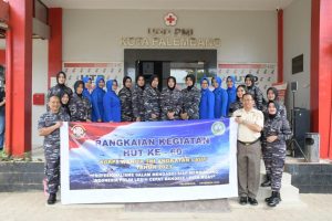 Peringati HUT Korps Wanita TNI AL Ke-60 Tahun 2022, KOWAL Lanal Palembang Adakan Giat Donor darah