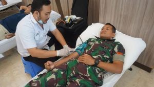 Partisipasi Kemanusiaan,Yonkav 8 Kostrad Sumbang Darah