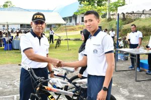 Jelang Akhir Tahun 2022, Keluarga Besar Lanal Sabang Gelar Olahraga Bersama