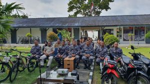 Pangkalan TNI AL Bintan Ikuti Entry Briefing Kepala Staf Angkatan Laut