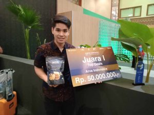Arnold Wirakusuma Terpilih Jadi Juara 1 Top Deal Arva Indonesia di Pameran UMKM Brilianpreneur 2022