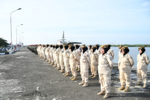 Danlantamal I Pimpin Upacara Penaikan Bendera Merah Putih