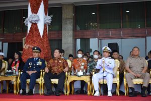 Komandan Pangkalan TNI AL Palembang Hadiri Upacara Hari Amal Bakti Kementerian Agama RI Ke-77 Tahun 2023