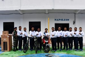 TNI AL, Lanal Tarempa Bagikan Doorprize Sebagai Wujud Apresiasi Kinerja Personel