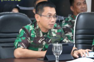 Panitia Sub Panda Lanal Palembang Ikuti Pengarahan Ketua Panda Lantamal III Secara Virtual