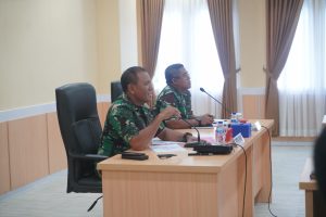 KETUA PANDA JAKARTA PIMPIN RAPAT WERVING CABA DAN CATA PK TNI AL GEL I TA 2023