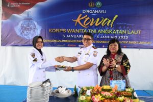 TNI AL Lanal TBA Syukuran Peringatan HUT Ke-60 Korps Wanita TNI Angkatan Laut