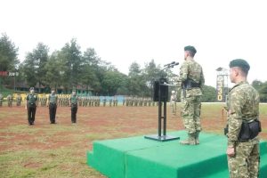 Yonif PR 330 Divif 1 Kostrad Gelar Korps Raport Pindah Satuan