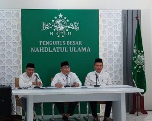 Ketua Umum PBNU Yahya Cholil Staquf (Gus Yahya)  Launching Mars Satu Abad Nahdlatul Ulama