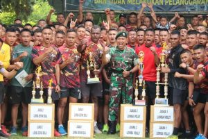 Gelar Piala ” Danyonif Cup 2023″, Pandawa Lomba Sepak Bola Antar Kompi