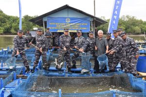 Danlantamal I Tingkatkan Budaya Makan Ikan, Hasil Panen Ketahanan Pangan