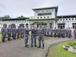 Upacara Serah Terima Jabatan Komandan Pos TNI AL Singkil dan Pengukuhan Komandan Pos TNI AL Pulau Banyak